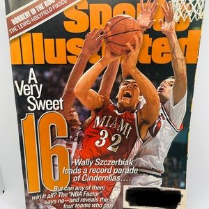 Sports Illustrated A Very Sweet 16 March 22 1999 Wally Szczerbiak NCAA Miami